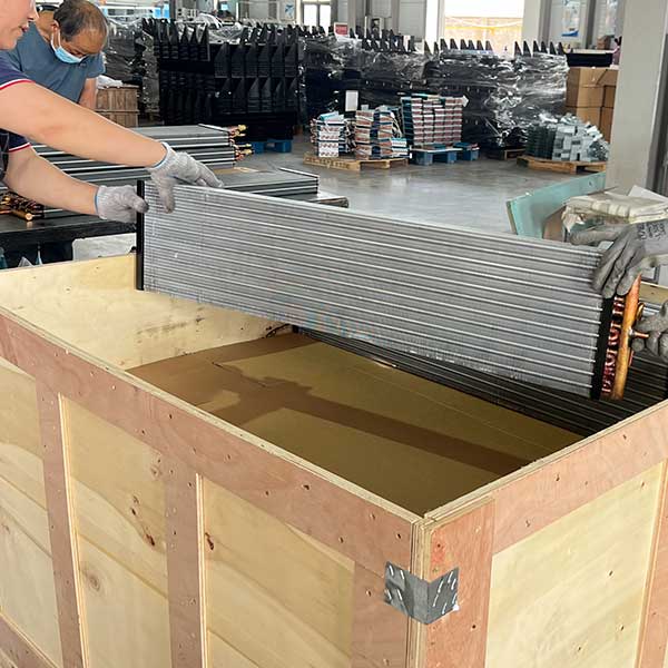 Condenser Order Packed and Ready for Shipment to India
