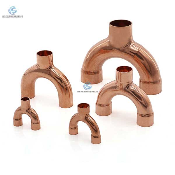 Copper Y Shape Tee
