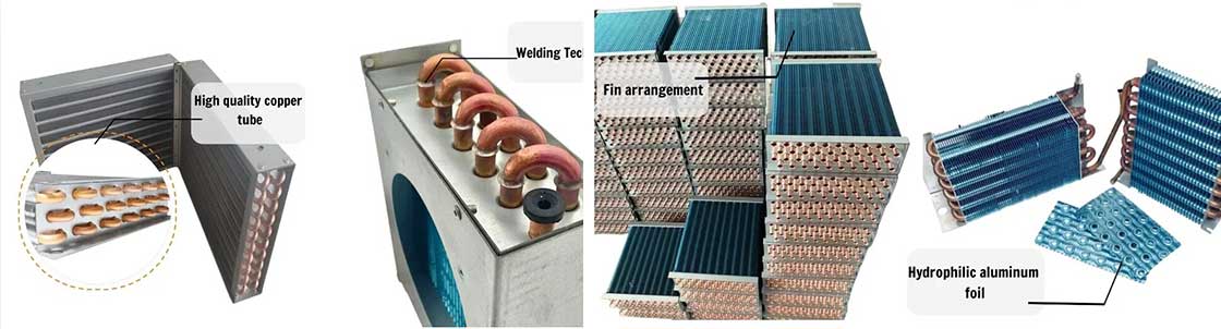 evaporator coil for ice coffin