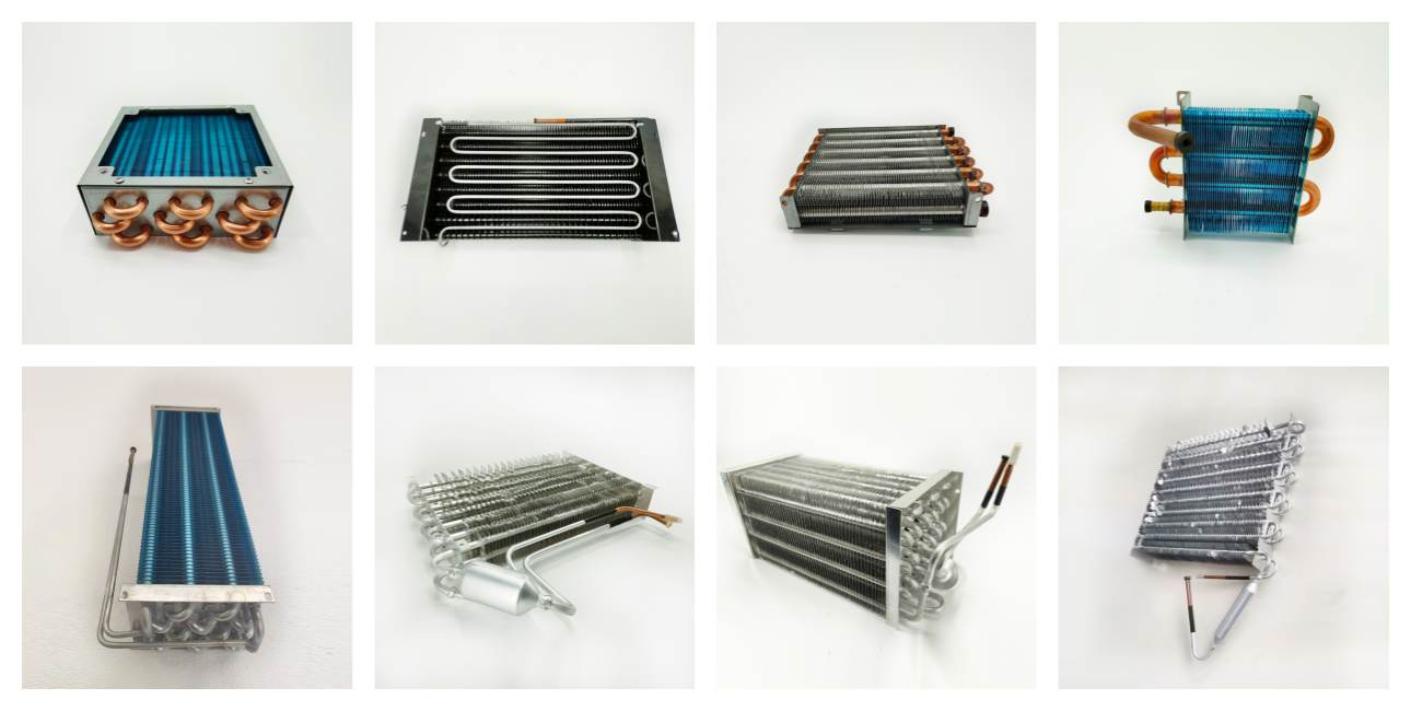 copper tube aluminum fin evaporator coil
