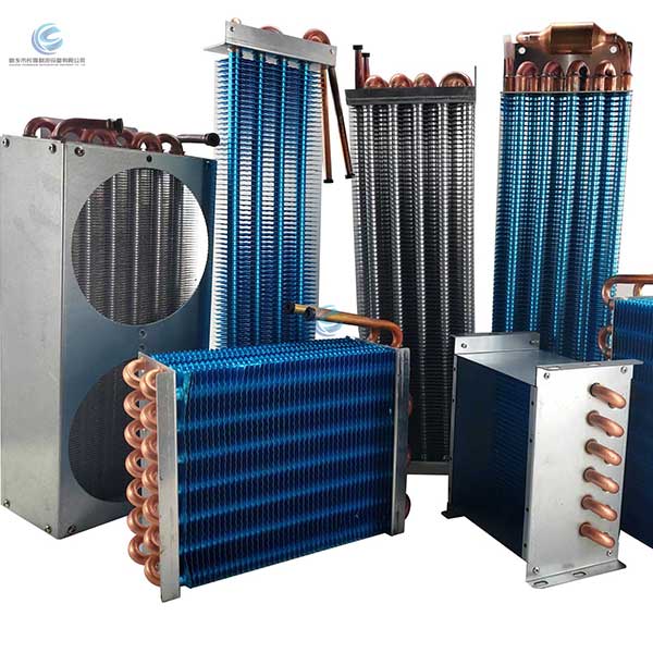 Copper Aluminum Finned Tube Condenser Evaporator for Cooling