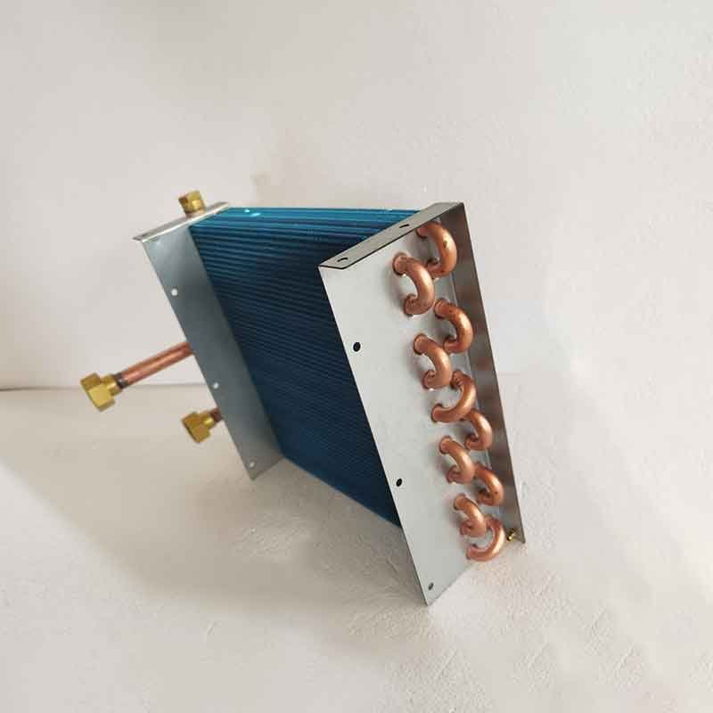Copper Aluminum Finned Tube Condenser Evaporator for Cooling